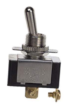 Gardner Bender GSW-110 Electrical Toggle Switch, SPST, ON-OFF,  20 A/125V AC,  O Ring/Screw Terminal