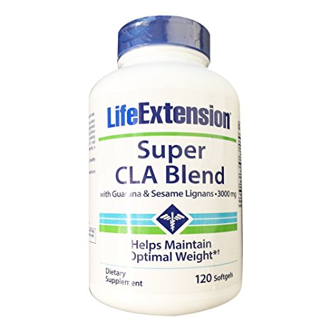 Life Extension Super Cla Blend with Guarana and Sesame lignans 3000mg 120 Softgels