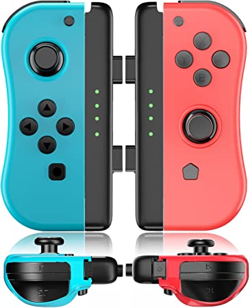 Bonacell Joy con Controller For Nintendo Switch Replacement,Left And Right Controllers Joystick With Dual Vibration/Gyro/Wake-up function Gamepad For Switch Lite/OLED