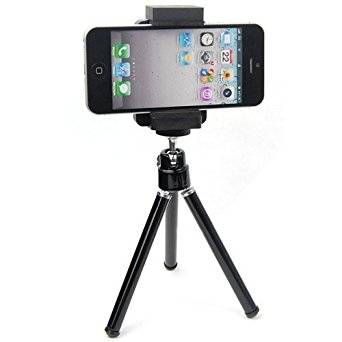 Anpower Universal Rotate Digital Camera Mobile Phone Stand Holder Tripod For iPhone 5 5G