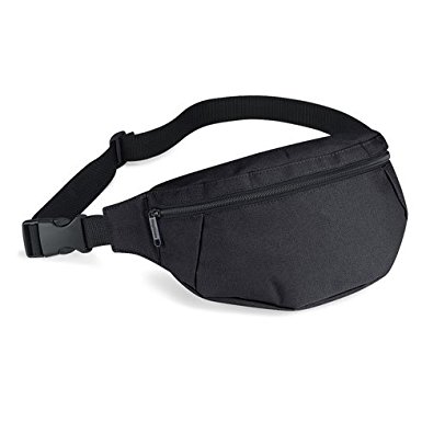Bagbase Belt / Waist / Bum Bag in Black [Apparel]