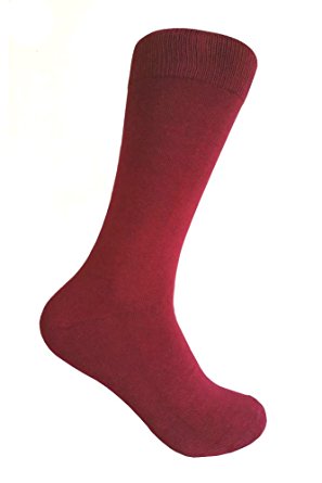 Triple M Plus Solid Color Dress socks ,