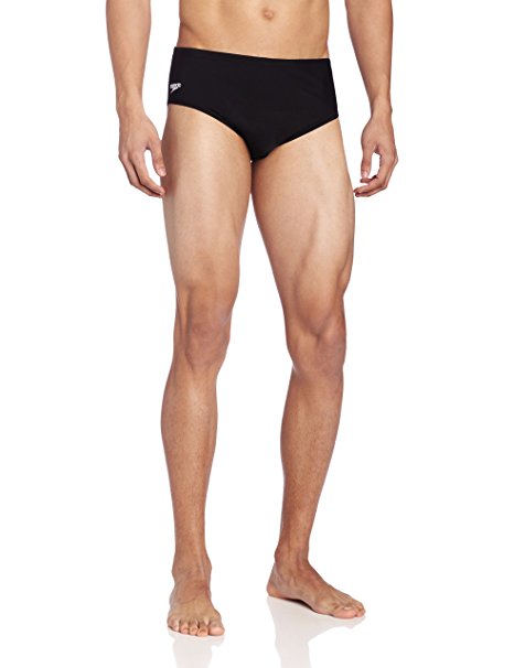 Speedo Men's Endurance  Solid Brief Swimsuit