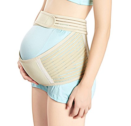 LotFancy Maternity Support Belt for Pregnant Mother, Elastic and  Adjustable Comfortable, Relieves Hip/Low Back Stress Belly