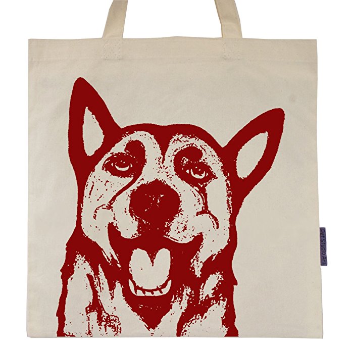 Big Fluffy Dog Breed Tote Bag by Pet Studio Art
