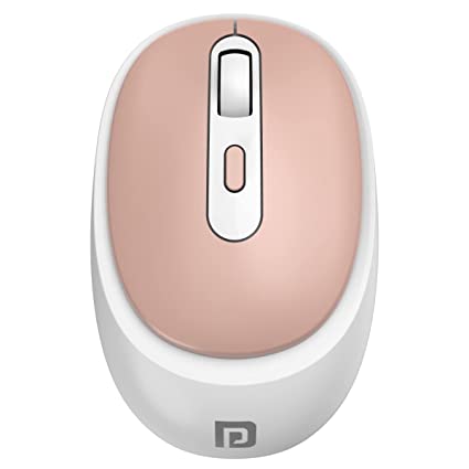 Portronics Toad 27 Wireless Mouse, Silent Buttons, 2.4 GHz with USB Nano Dongle for PC/Mac/Laptop, Auto Power Saving Mode, Adjustable DPI Button(Pink)