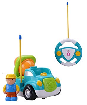 Holy Stone RC Cement Mixer Truck Remote Control Toys for Toddlers & Pre-Kindergarten