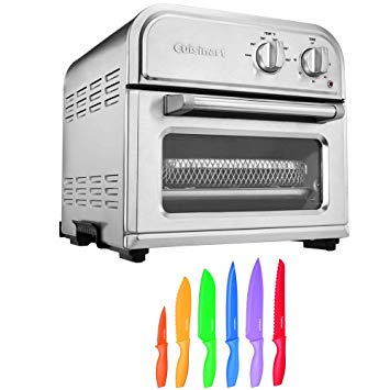 Cuisinart High-Efficiency Quiet AirFryer Silver (AFR-25) Advantage 12-Piece Knife Set