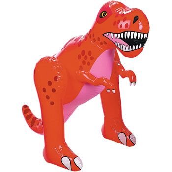 Fun Express Huge Inflatable Dinosaur Dino Inflate/New Novelty, 4', Vinyl