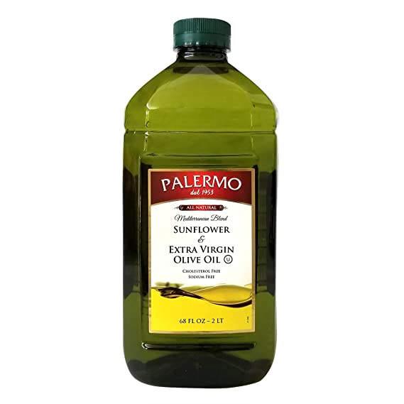 Blend Olive Oil 80% Sunflower & 20% EVOO 68 fl oz - 2 LT Plastic Bottles
