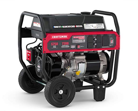 CRAFTSMAN CMXGGAS030790 5750 Watt Portable Generator, Powered by Briggs & Stratton 420cc Engine