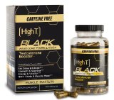 High T Black Caffeine Free Testosterone Booster Pre Workout Hardcore Formulation - 120 capsules