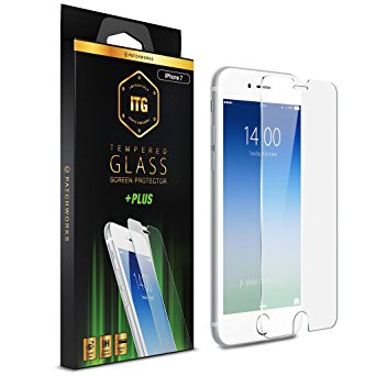 Patchworks ITG PLUS for Apple iPhone 7 - "Made in Japan" Asahi Glass, Finished in Korea, Impossible Tempered Glass Screen Protector