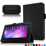 Infiland Alldaymall A88X 7 Tablet case Folio PU Leather Slim Stand Case Cover for Alldaymall A88X 7 Quad Core Google Android 44 KitKat Tablet Alldaymall A88S 7 Quad Core Tablet PC MID Black