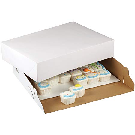 Wilton 415-0723 2-Pack Corrugated Cake Box, 19 by 14 by 4-Inch