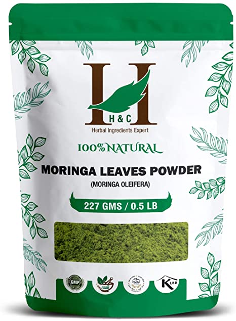 H&C Moringa Leaf Powder (Moringa Oleifera) - 227g / 0.5lb