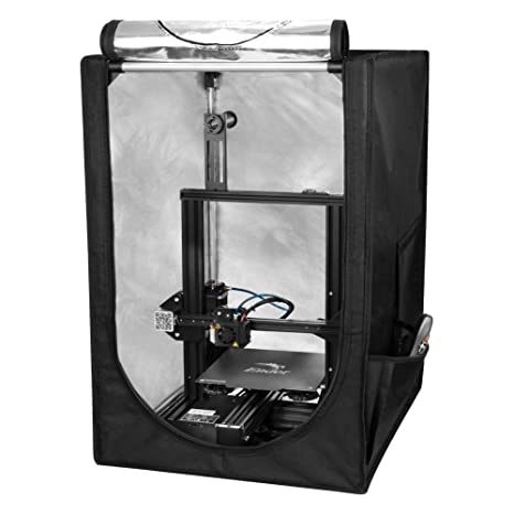 Creality Fireproof and Dustproof 3D Printer Enclosure Mini 3D Printer Tent for Ender 3 / Ender 3 pro/Ender 5, Constant Temperature Protective Cover Room Storage Size 445x565x685MM