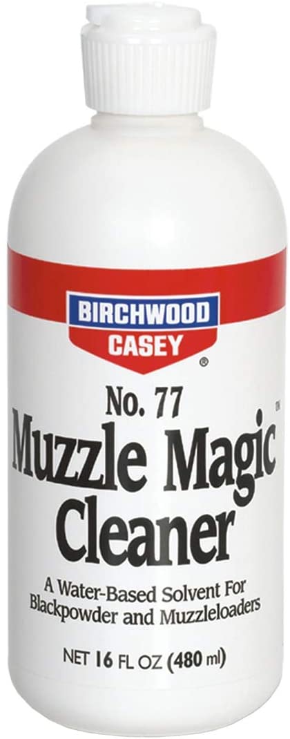 Birchwood Casey Muzzle Magic No. 77 Cleaner, Black Powder, Flip Top 16 oz.