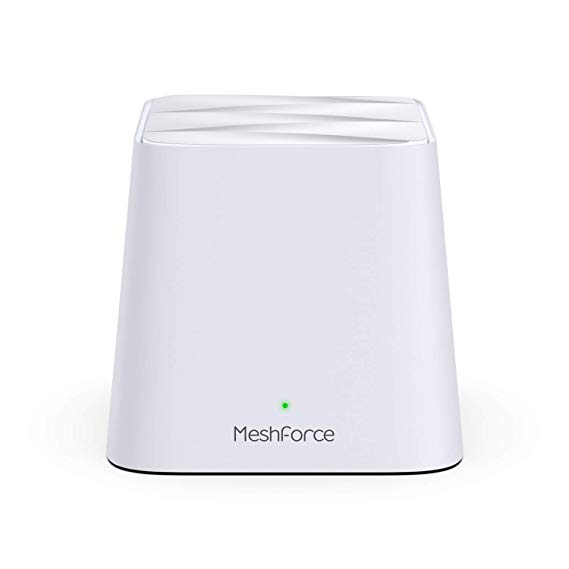 MeshForce Whole Home Mesh WiFi System (1 Pack), Dual Band AC1200 Router Replacement, Seamless and High Performance Wireless up to 1500 sq ft Coverage, 2  Bedrooms