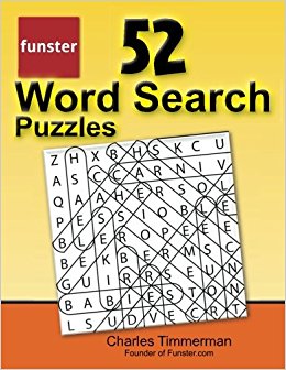 Funster 52 Word Search Puzzles: Large-print brain games for adults and kids