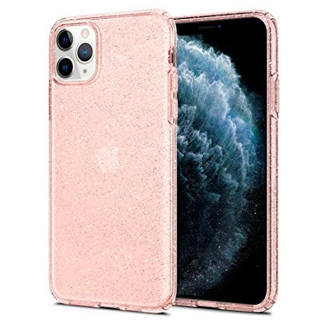 Spigen Liquid Crystal Glitter Designed for Apple iPhone 11 Pro Case (2019) - Rose Quartz