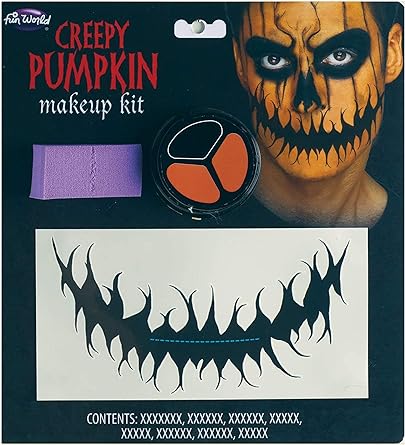 Pumpkin Creepy Makeup Kit