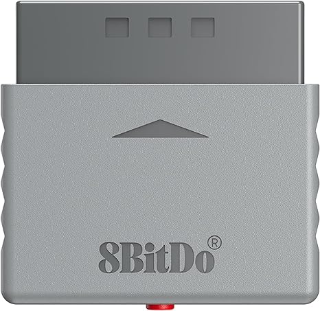 8Bitdo Retro Wireless Controller Adapter Receiver for PS1 PS2 / Windows 10/11, Compatible with PS5/PS4 Controller, Xbox Series Controller, Xbox One Bluetooth Controller and Switch Pro Controller