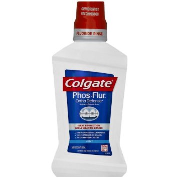 Colgate Phos-Flur Anti-Cavity Fluoride Rinse Mint 16 oz (Pack of 3)