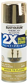 Rust-Oleum 327909 American Accents Ultra Cover 2X Metallic, Each, Gold