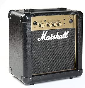 Marshall Mg10G, Amplificatore da Pratica Adatto per Chitarra Elettrica, Nero e Oro