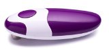 Chefs Star Smooth Edge Automatic Electric Can Opener Purple 4 AA batteries are included