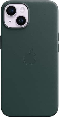 Apple iPhone 14 Leather Case with MagSafe - Forest Green