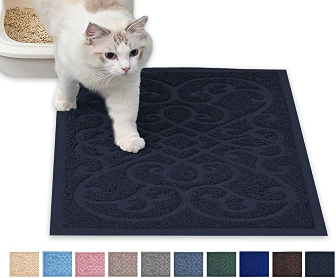 PetLike Cat Litter Mat Kitty Litter Mats, Traps Litter from Box and Cats, Cat Litter Trapping Mat Pet Food Mat