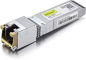 10Gtek for Ubiquiti UniFi 10Gb SFP  RJ45 Transceiver UF-RJ45-10G, 10GBase-T SFP  Copper Module, up to 30 Meters