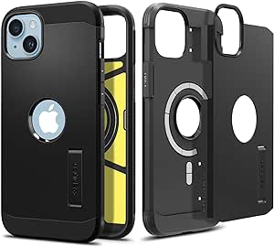 Spigen Tough Armor MagFit Case Compatible with iPhone 14 - Black