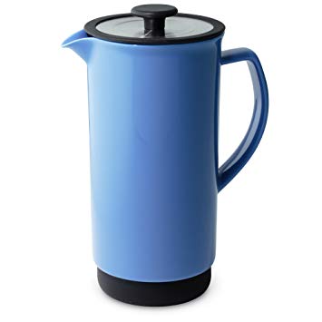 FORLIFE Cafe Style Coffee/Tea Press, 32-Ounce, Blue