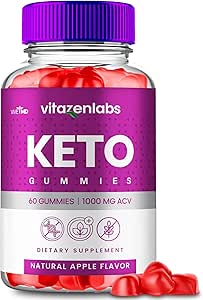 Vitazen Keto ACV Gummies, VitaZenLabs ACV Gummies - Maximum Strength 1000MG, Vita Zen Gummies Advanced Formula Keto Plus with Apple Cider Vinegar Vitamin B12, Pomegranate VitaZen Reviews (60 Capsules)