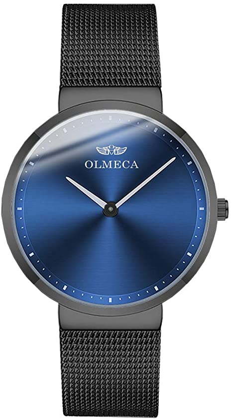 OLMECA Women's Watches Fashion Simple Dial Watches Ultra Thin Wristwatches Waterproof Quartz Women Watches Watch White Dial 873