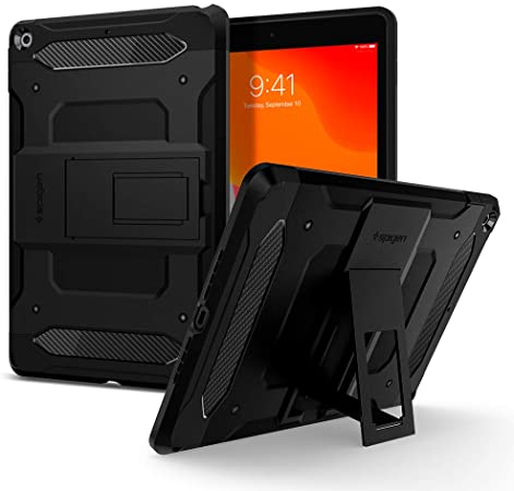 Spigen Tough Armor TECH Designed for iPad 10.2, iPad 7th Generation Case (2019) - Black