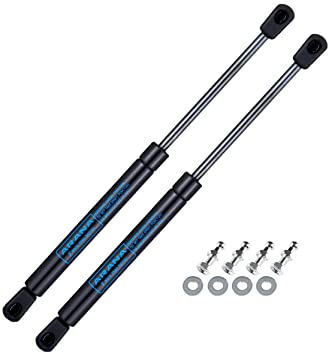 20 inch 150 Lbs Per Shock Gas Spring Struts Lift Supports for Camper Shell Truck Cap Tonneau Lid Cover RV Bed Heavy Duty Box Lid Floor Hatch Cover (19.7" ext, 300 Lbs Per Set)