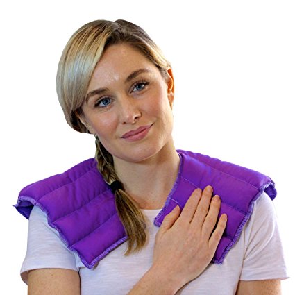 My Heating Pad- Neck & Shoulder Wrap Hot & Cold Therapy - Neck Pain Relief (Purple)