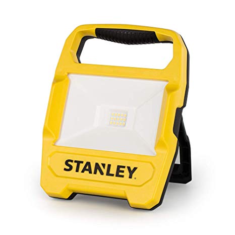 Stanley 1500-Lumen LED Work Light with Stand Provides Ample Lighting with its Long-lasting Integrated LED 4000K 17W Outdoor Lighting