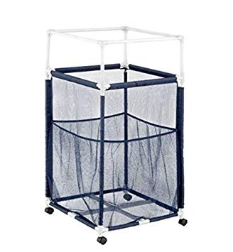Essentially Yours Mesh Rolling Organizer Storage Bin, Standard Noodle Holder, Blue Pool Floats, Toys, Balls Equipment
