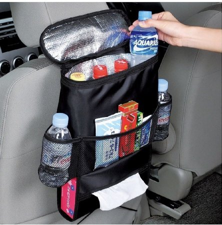 Autoark AK-020 Car Seat Back Organizer,Multi-Pocket Travel Storage Bag(Heat-Preservation)