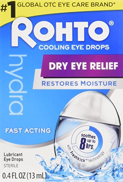 Rohto Hydra Dry Eye Drops 0.40 oz (Pack of 3)