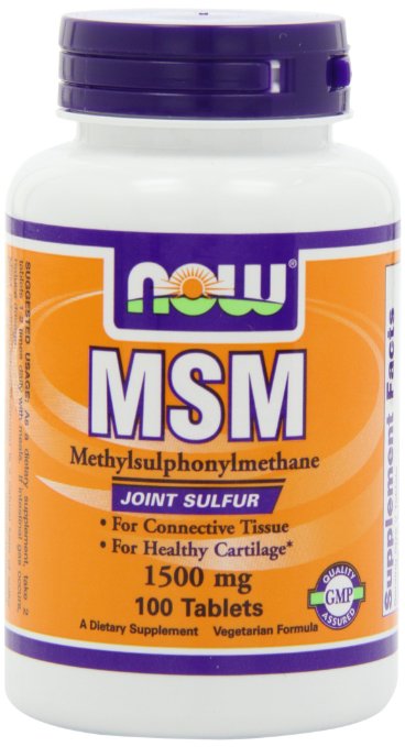 NOW Foods MSM 1500mg, 100 Tablets