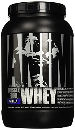 Universal Nutrition Animal Whey Isolate Loaded Whey Protein Powder Supplement, Vanilla, 2 Pound