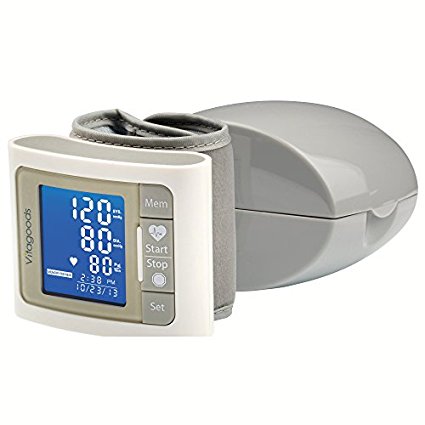 Vitagoods  VGP-4300-W Wrist Blood Pressure Monitor, White