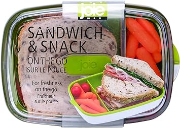 MSC International 60042 Joie Sandwich and Snack Container, Assorted Colors