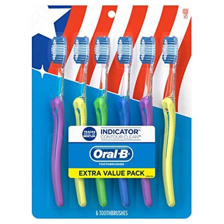 Indicator Contour Clean Soft Toothbrush 6 Count